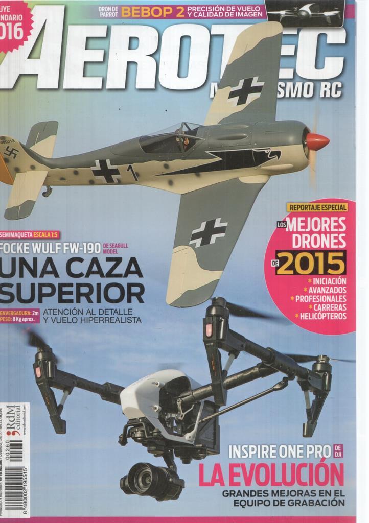 Revista Aerotec modelismo RC numero 260: Focke Wulf fw-190 