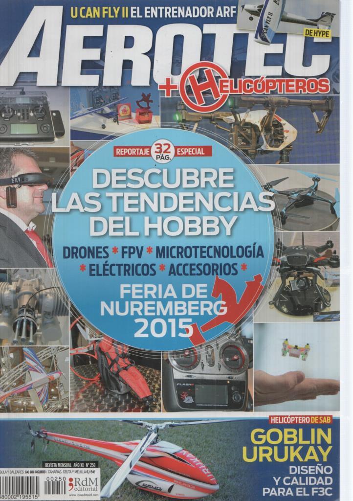 Revista Aerotec modelismo RC numero 250: GOBLIN URUKAY 