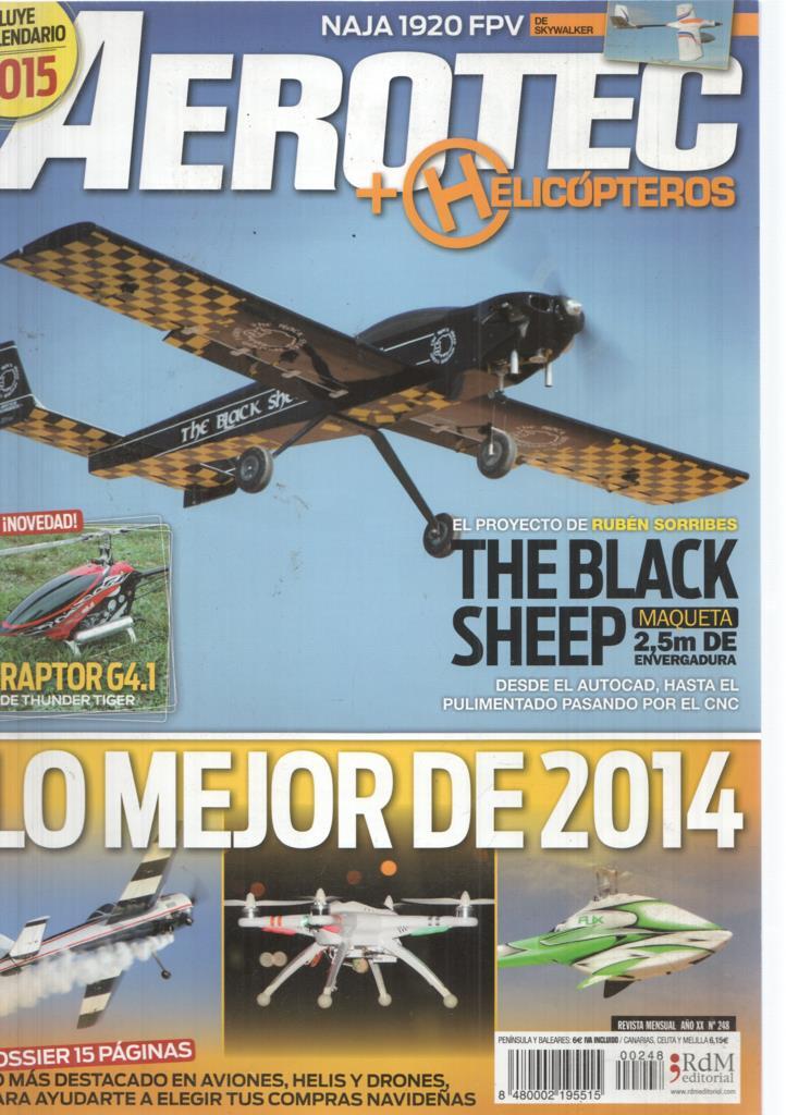 Revista Aerotec modelismo RC numero 248: Lo mejor de 2014