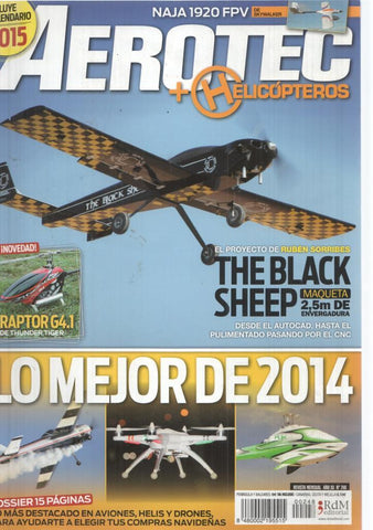 Revista Aerotec modelismo RC numero 248: Lo mejor de 2014