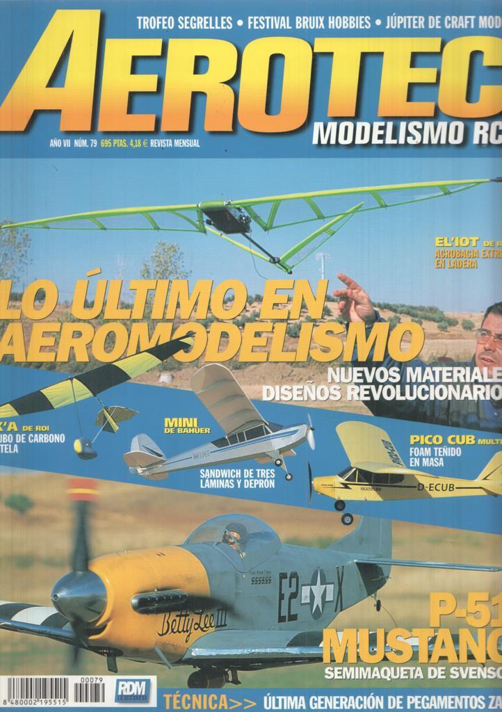 Revista Aerotec modelismo RC numero 079: P-51 Mustang
