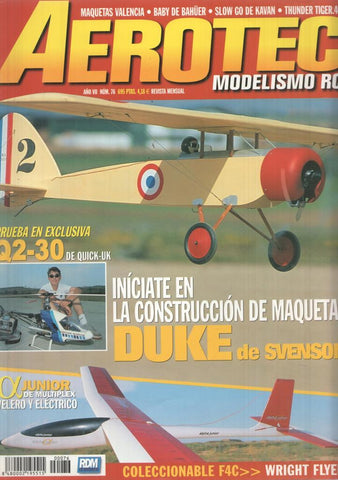 Revista Aerotec modelismo RC numero 076: Duke de Svenson 