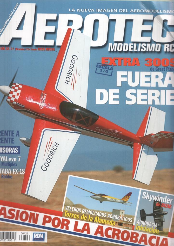 Revista Aerotec modelismo RC numero 126: Extra 300S fuera de serie