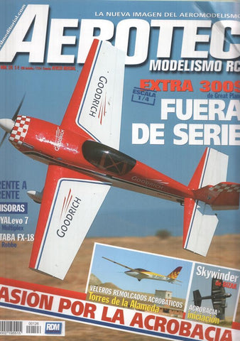 Revista Aerotec modelismo RC numero 126: Extra 300S fuera de serie
