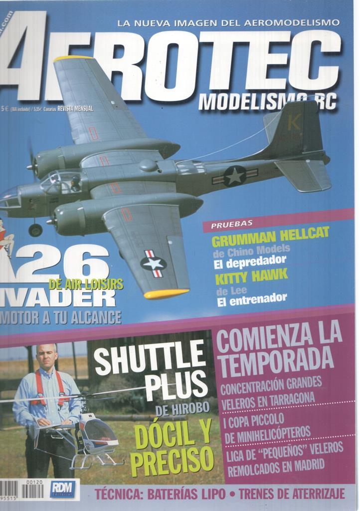 Revista Aerotec modelismo RC numero 120: A26 de AIR Loisirs 