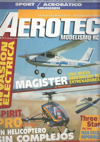 Revista Aerotec modelismo RC numero 129: Spirit Pro 