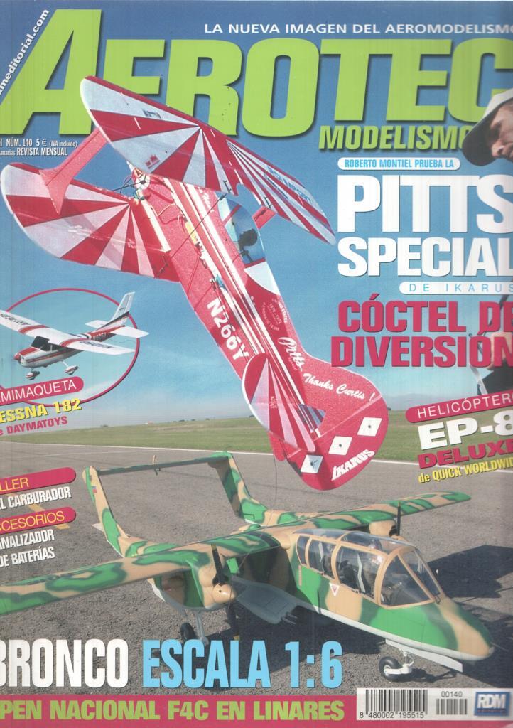 Revista Aerotec modelismo RC numero 140: Pitts special 