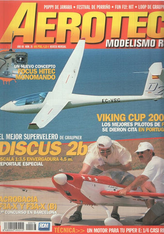 Revista Aerotec modelismo RC  numero 078: Viking cup 2000