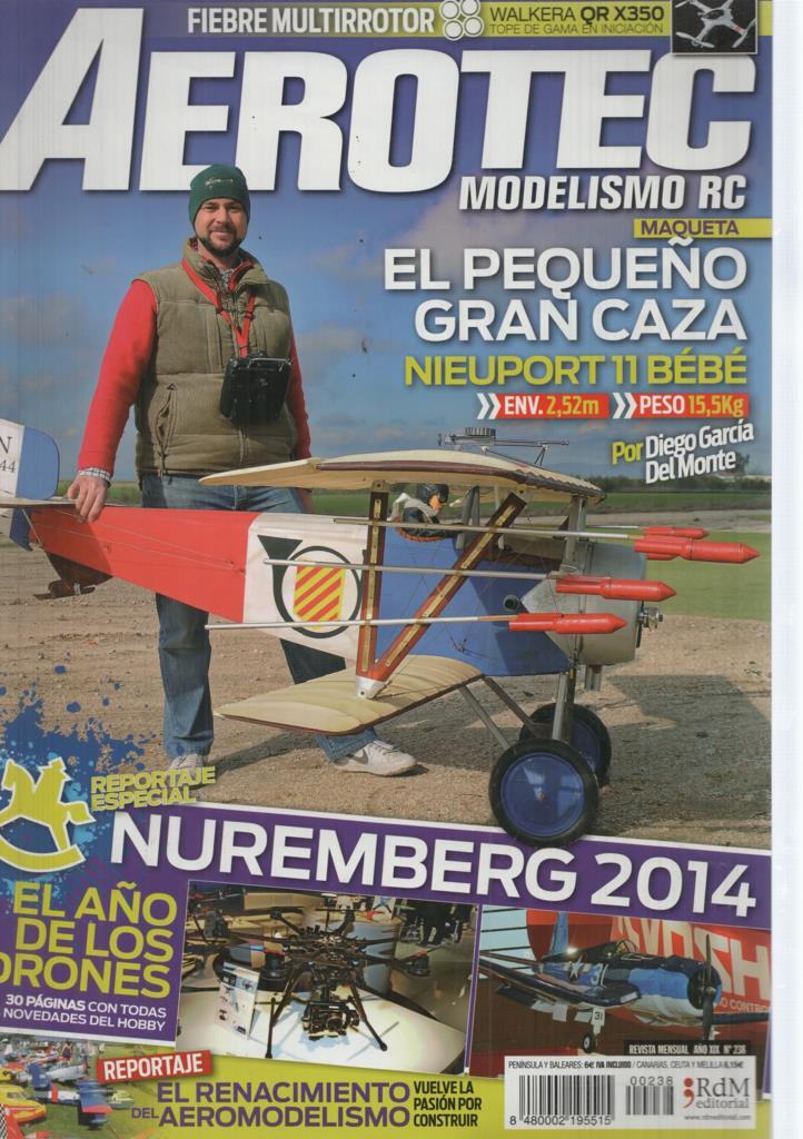 Revista Aerotec modelismo RC numero 238: Nuremberg 2014