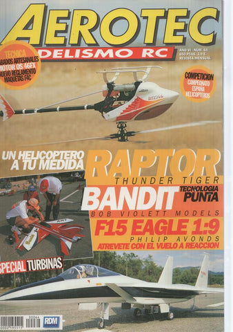 Revista Aerotec modelismo RC numero 064: Un helicoptero a tu medida