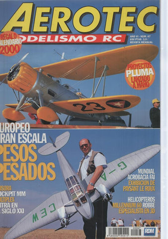 Revista Aerotec modelismo RC numero 067:Europeo Gran escala 