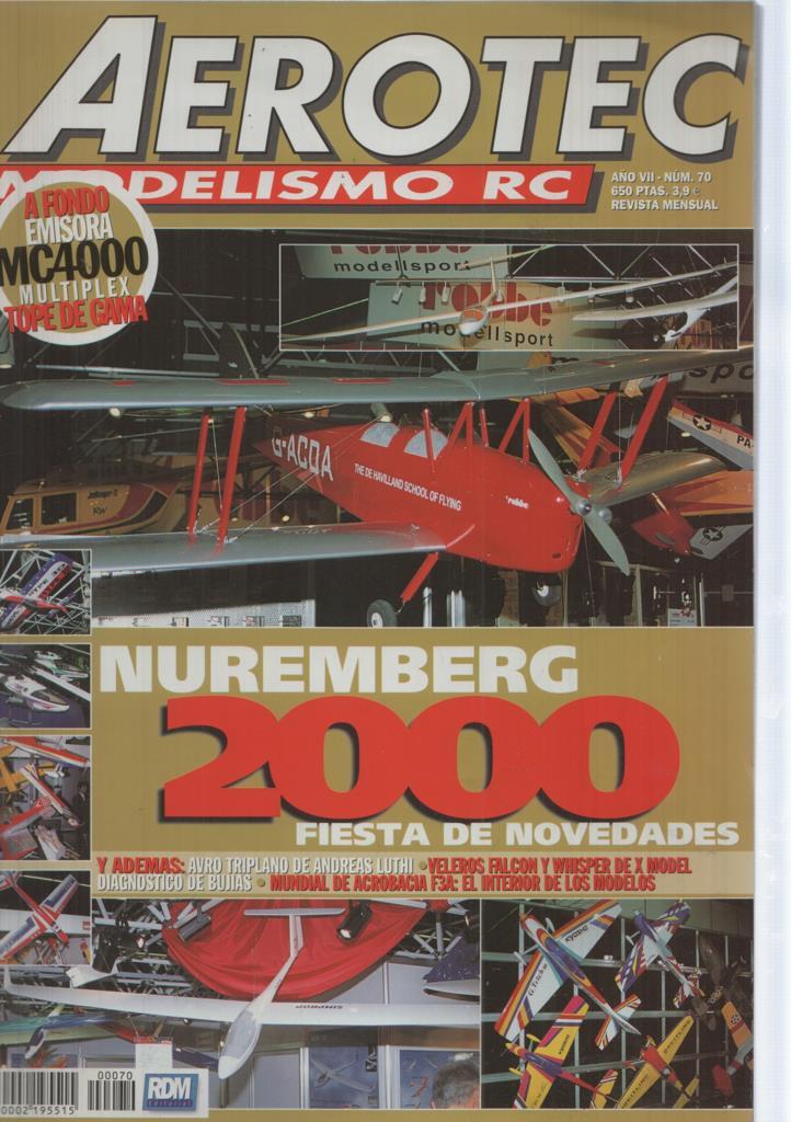 Revista Aerotec modelismo RC numero 070: Nuremberg 2000 