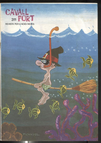 Revista Cavall Fort numero 311: El cavaller Crispi, Sergi Grapes, Els pitufos,