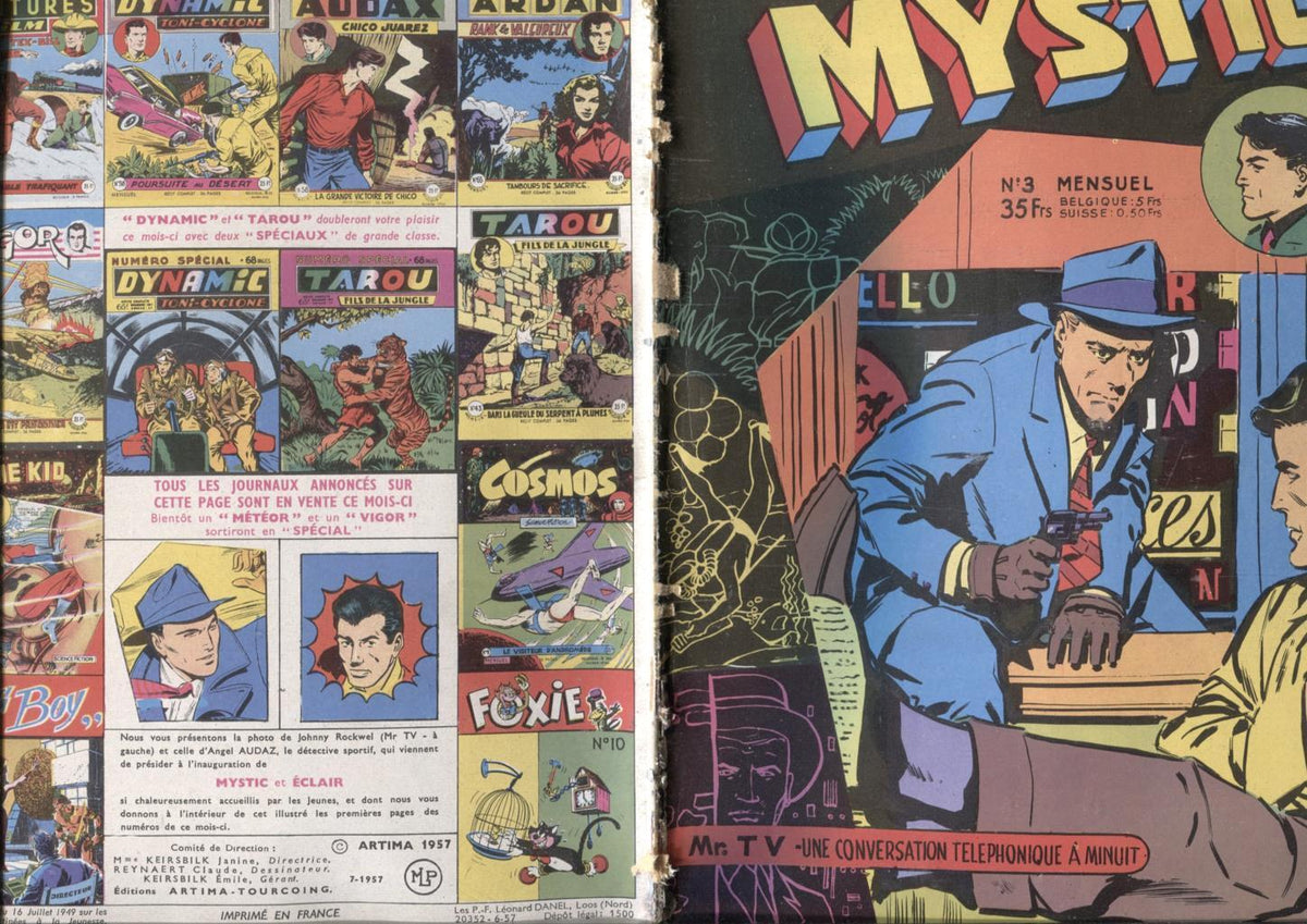 MYSTIC, Le Detective de la Television numero 03 (procede de retapado)