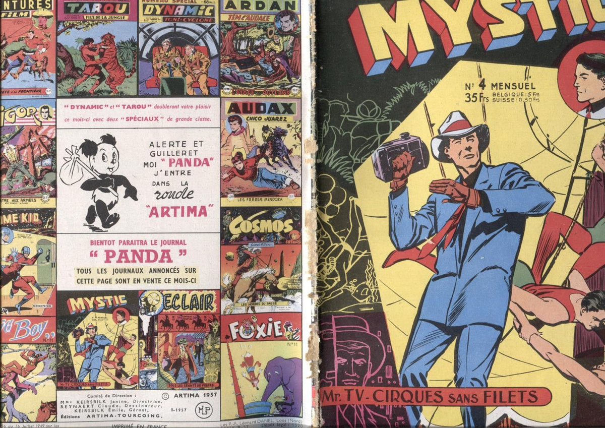 MYSTIC, Le Detective de la Television numero 04 (procede de retapado)