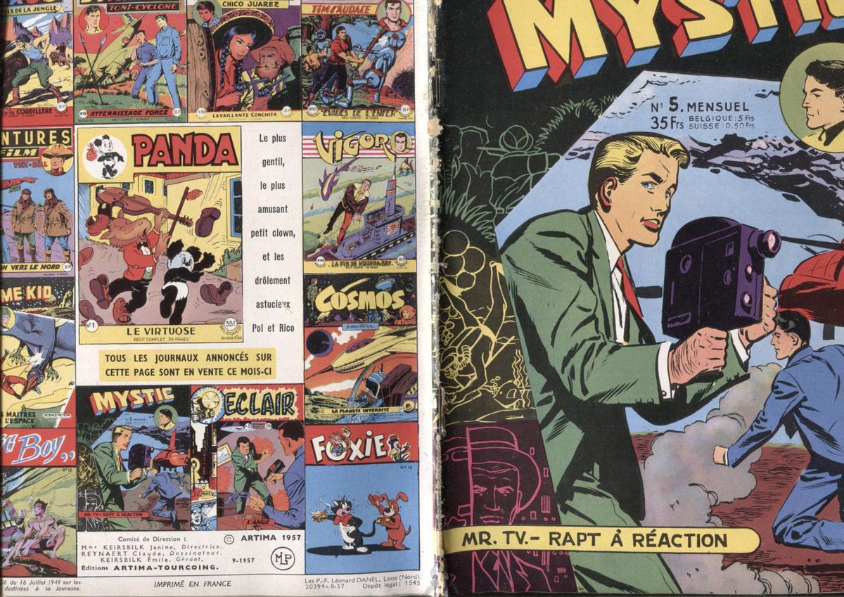 MYSTIC, Le Detective de la Television numero 05 (procede de retapado)