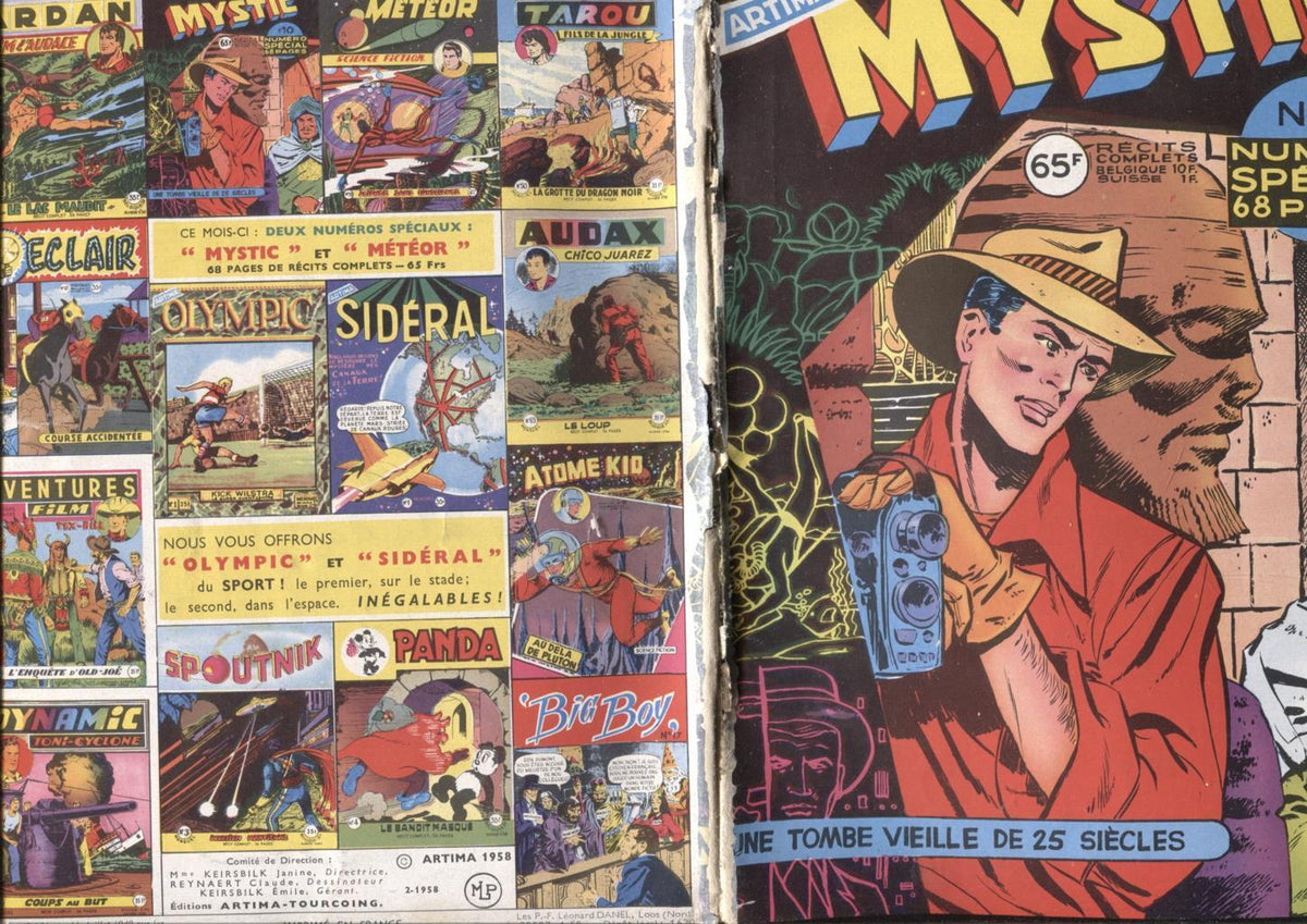 MYSTIC, Le Detective de la Television numero 10 (procede de retapado)