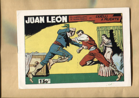 Facsimil: Juan Leon el guerrillero de sierra morena numero 15