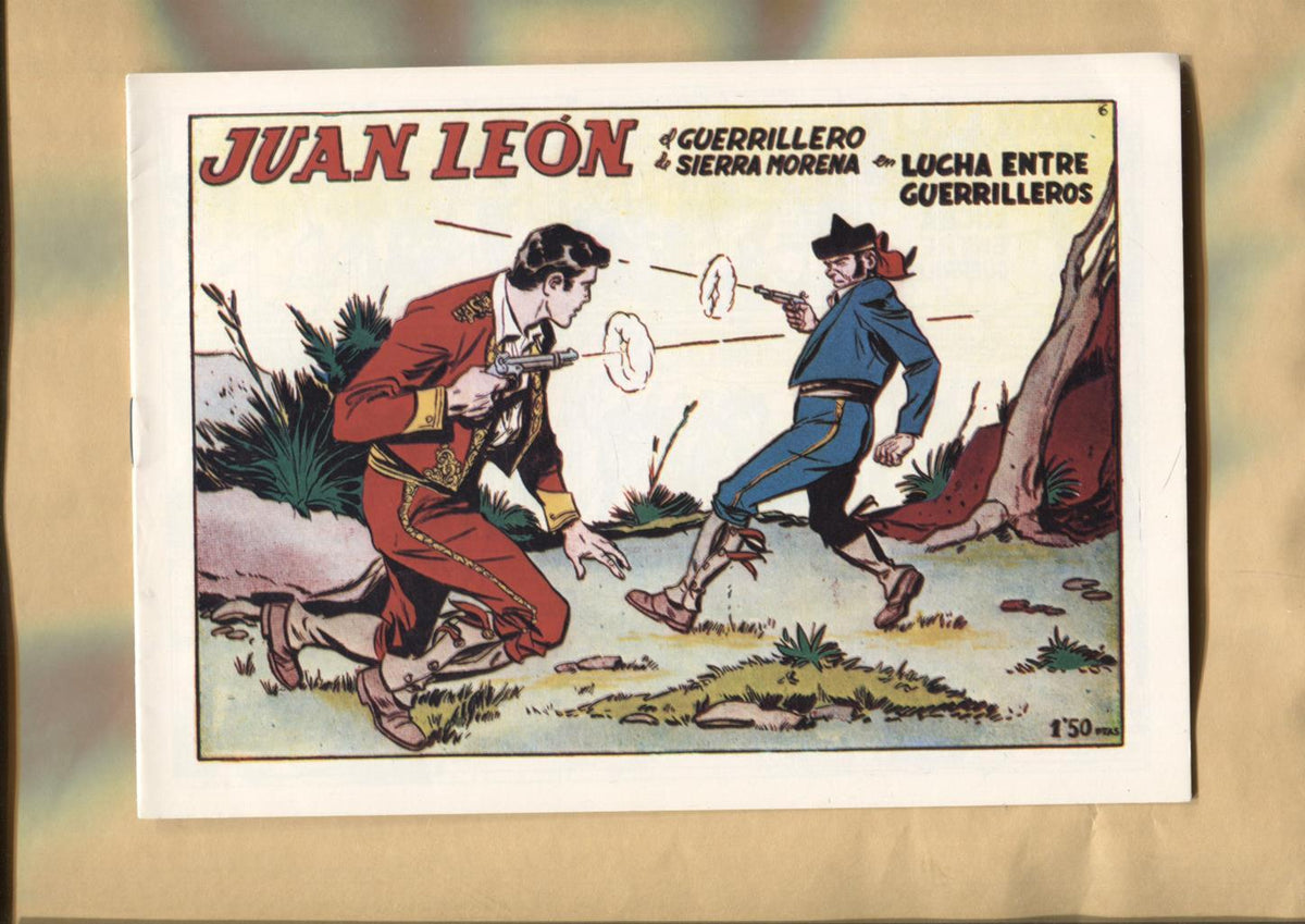 Facsimil: Juan Leon el guerrillero de sierra morena numero 06