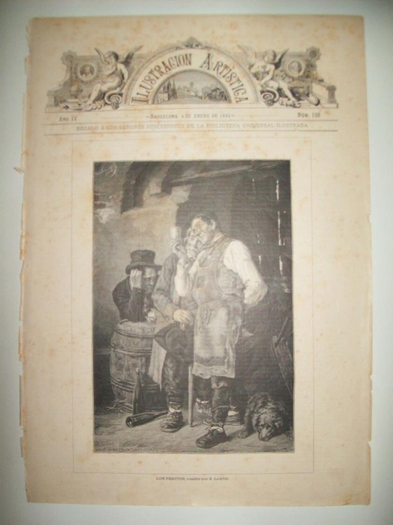 LAMINA ILUSTRACION ARTISTICA 19633: Los peritos, por B. Lowith