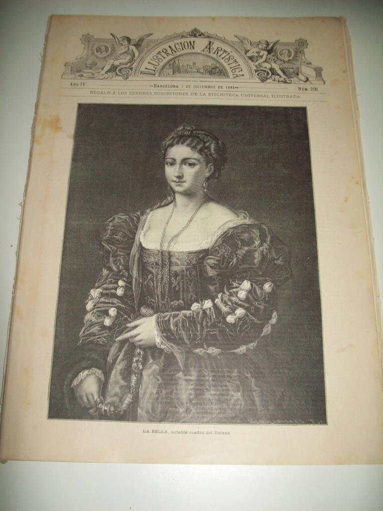 LAMINA ILUSTRACION ARTISTICA 19849: La bella, por Tiziano