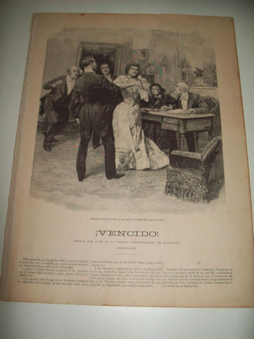 LAMINA ILUSTRACION ARTISTICA 19871: Ilustracion de Huyot