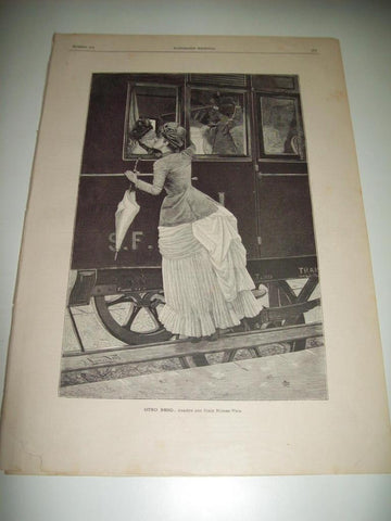LAMINA ILUSTRACION ARTISTICA 19837: Barquilla del globo ruso Yon