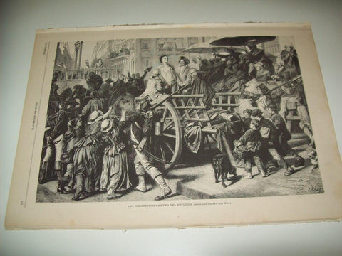 LAMINA ILUSTRACION ARTISTICA 19832: Las gacelas, por Wehle