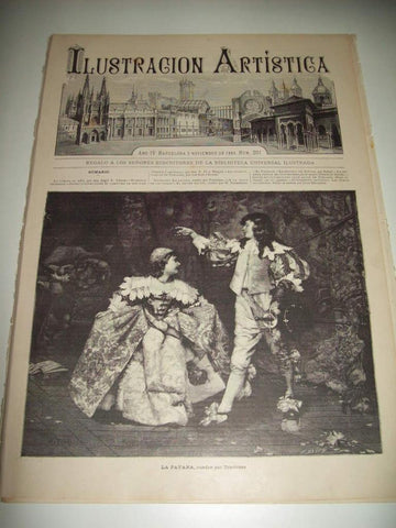 LAMINA ILUSTRACION ARTISTICA 19826: La Pavana, por Toudouze