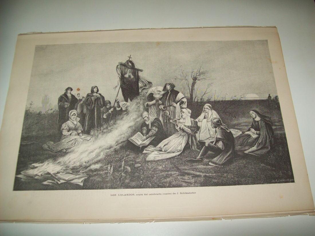LAMINA ILUSTRACION ARTISTICA 19824: Los Lolardos, por Schikaneder