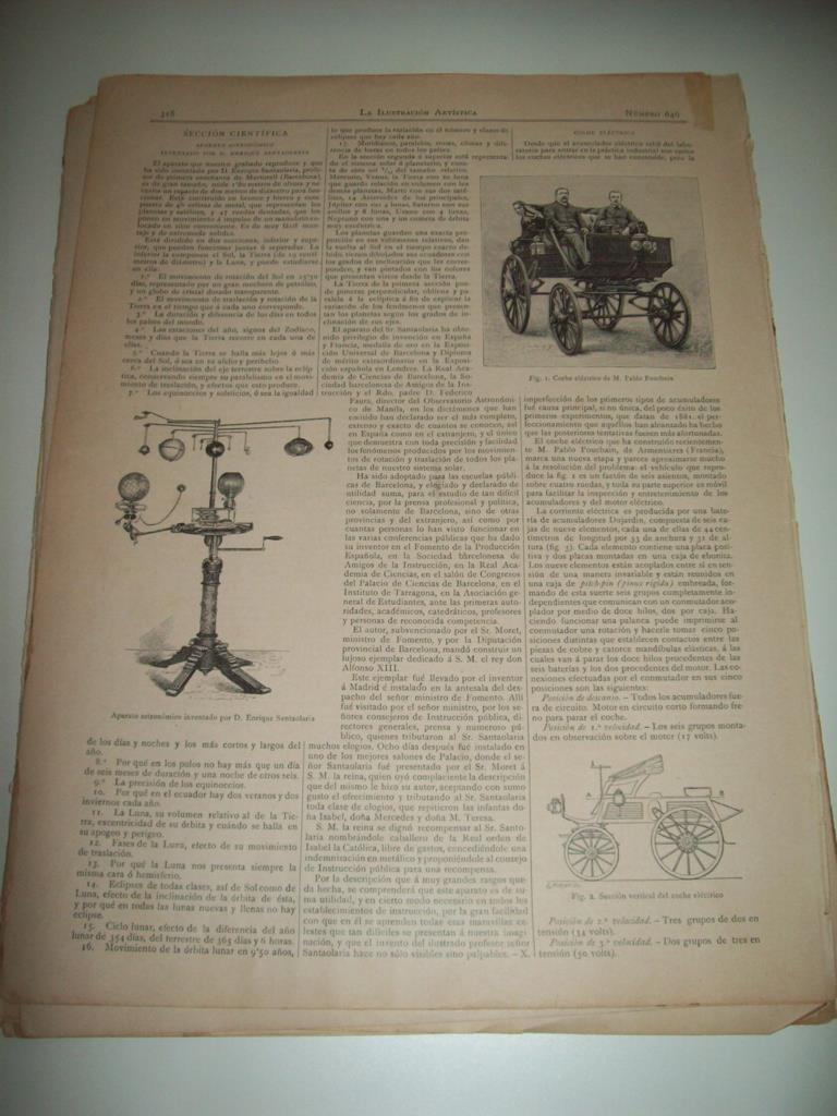 LAMINA ILUSTRACION ARTISTICA 19877: Coche electrico de Pablo Puchain