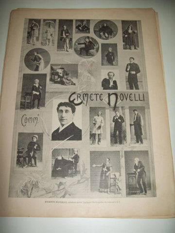 LAMINA ILUSTRACION ARTISTICA 19938: Ermete Novelli