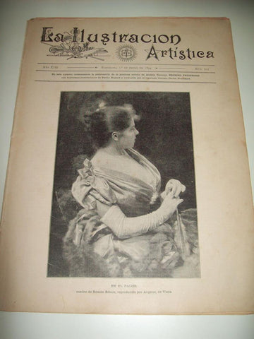 LAMINA ILUSTRACION ARTISTICA 19951: En el palco, por Roman Ribera
