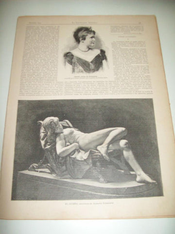 LAMINA ILUSTRACION ARTISTICA 19944: Isabel, reina de Rumania