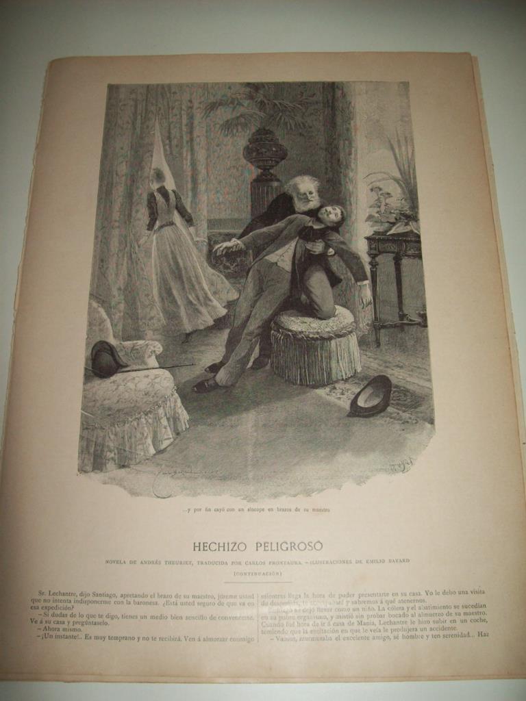 LAMINA ILUSTRACION ARTISTICA 19892: Ilustracion de Emilio Bayard