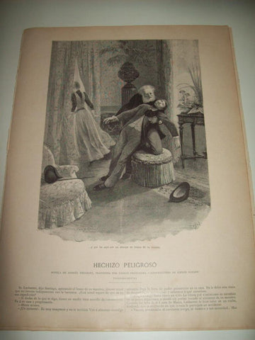LAMINA ILUSTRACION ARTISTICA 19892: Ilustracion de Emilio Bayard