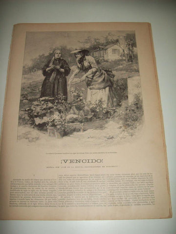 LAMINA ILUSTRACION ARTISTICA 19884: Ilustracion de Marchetti para Vencido