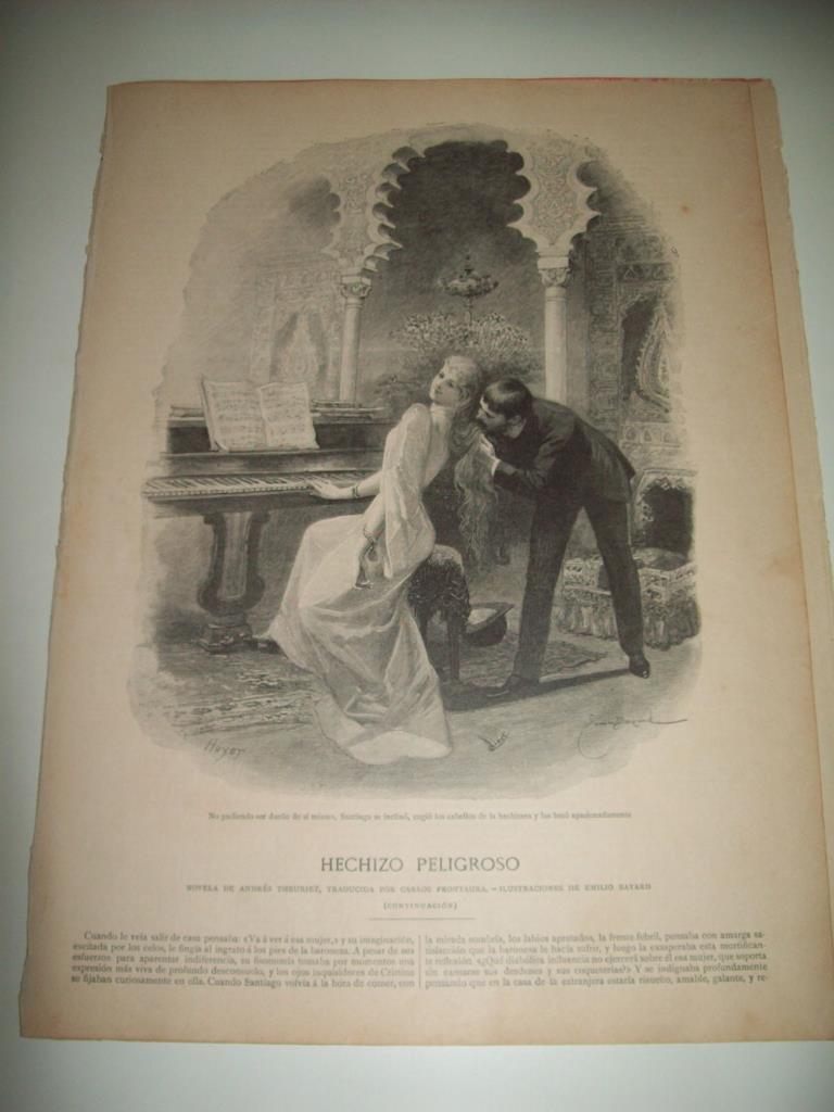 LAMINA ILUSTRACION ARTISTICA 19912: Ilustracion de Bayard