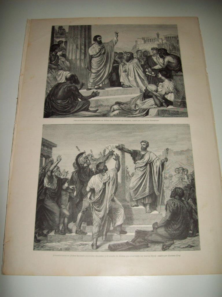 LAMINA ILUSTRACION ARTISTICA 19683:Teologia y Jurisprudencia
