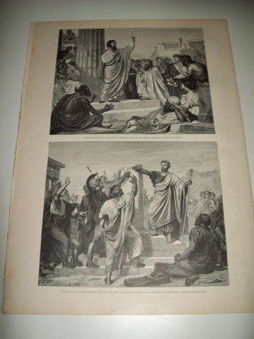LAMINA ILUSTRACION ARTISTICA 19683:Teologia y Jurisprudencia