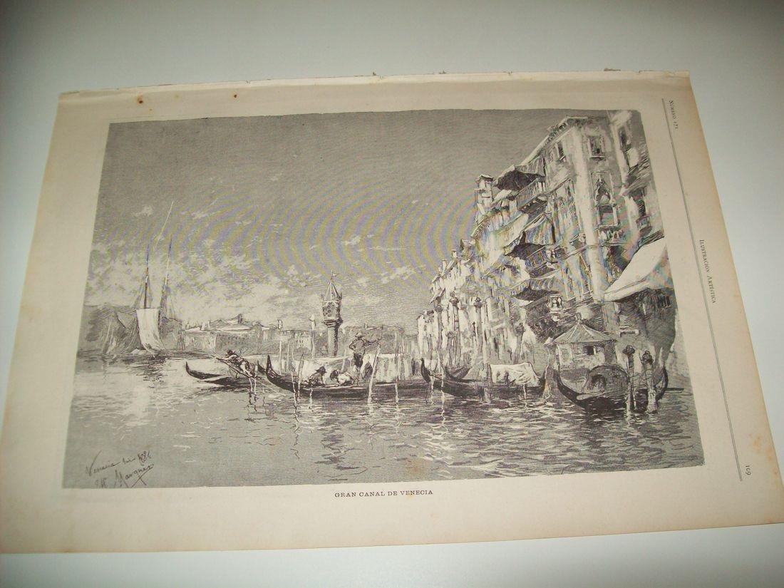 LAMINA ILUSTRACION ARTISTICA 19693: Gran Canal de Venecia