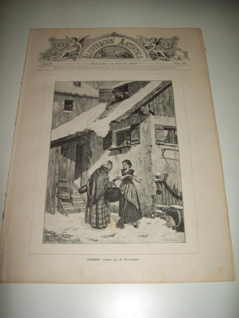 LAMINA ILUSTRACION ARTISTICA 19709: Nemesis, por E. Kronberger