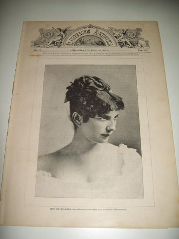 LAMINA ILUSTRACION ARTISTICA 19673: Belleza