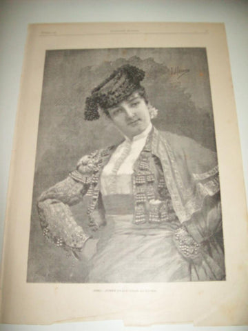 LAMINA ILUSTRACION ARTISTICA 19639: Dibujo por Llovera