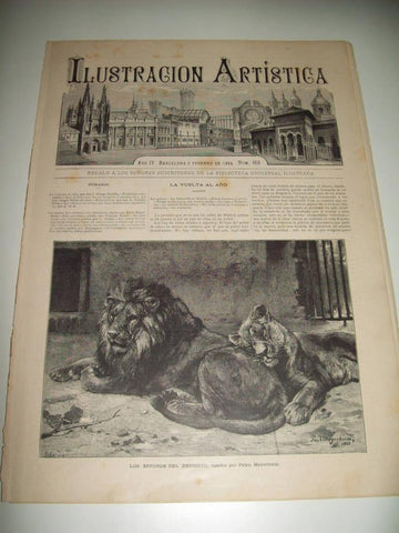 LAMINA ILUSTRACION ARTISTICA 19655: Los esposos del desierto