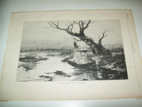 LAMINA ILUSTRACION ARTISTICA 19770: El arbol sacro, por E. Serra