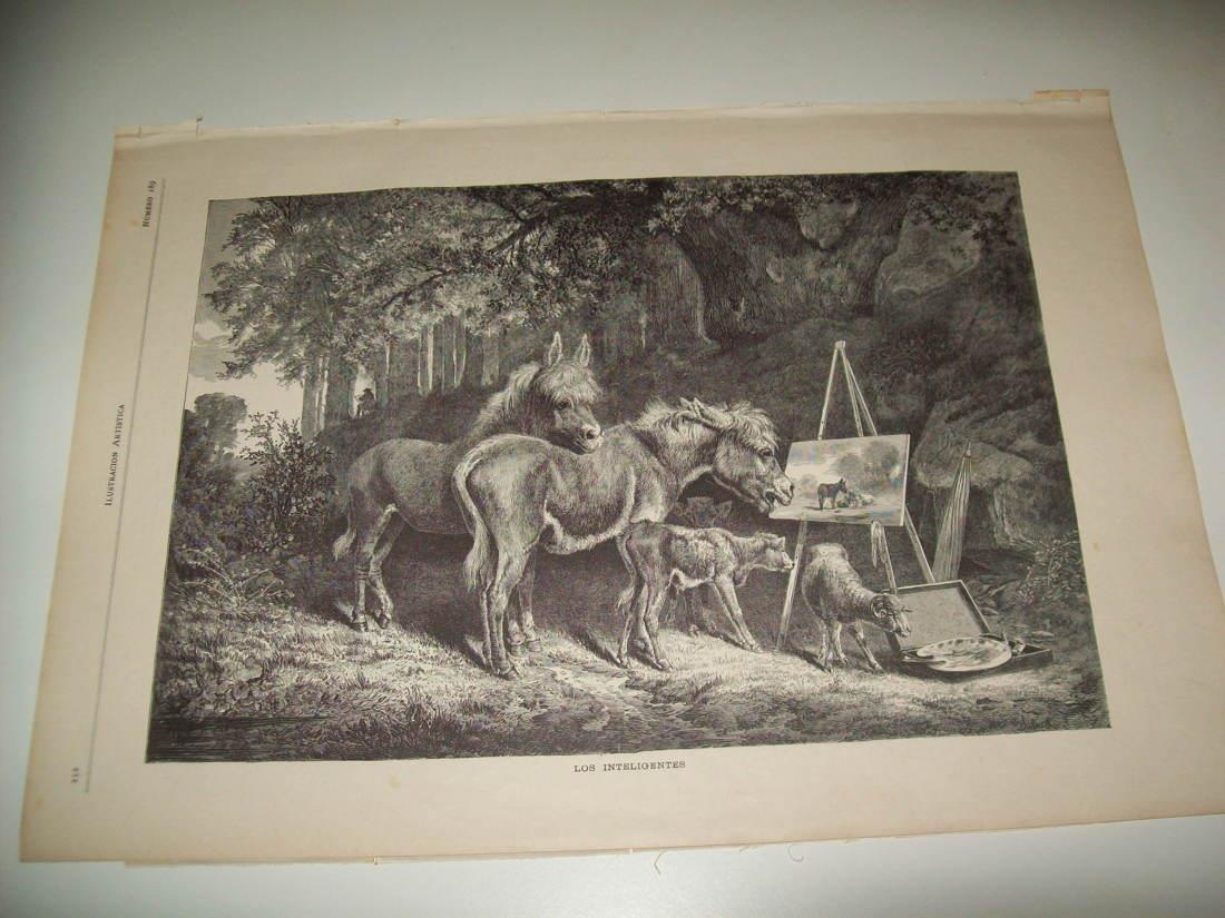 LAMINA ILUSTRACION ARTISTICA 19773: Los inteligentes