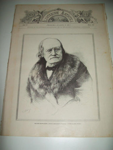 LAMINA ILUSTRACION ARTISTICA 19786: Milne Edwards