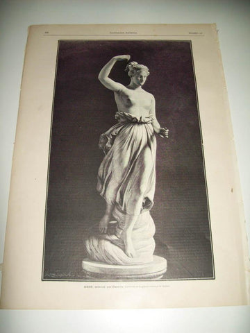 LAMINA ILUSTRACION ARTISTICA 19782: Hebe, por Canova