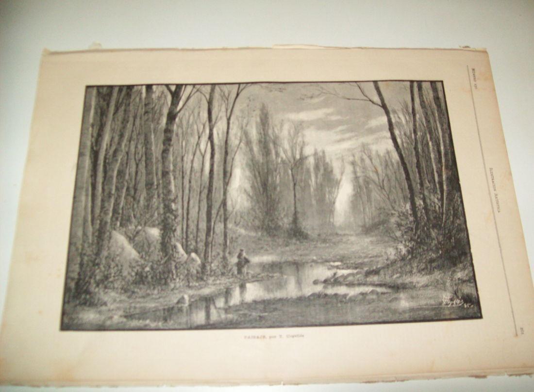 LAMINA ILUSTRACION ARTISTICA 19779: Pasaje, por T. Urgelles
